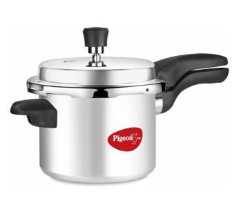 Pigeon Deluxe Calida Aluminium 3 Ltr Pressure  Cooker  –  Induction Base  –  Outer Lid