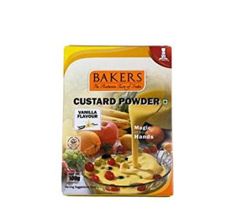 Bakers Custard Powder Vanilla 100 Gm
