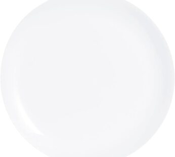 LUMINARC DIWALI WHITE DESSERT PLATE 21CM