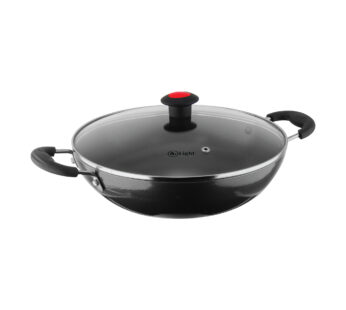 Mr Light Kadai 24mm With Glass Lid