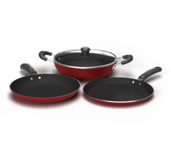 Impex Envy Kadai + Tawa + Frypan 3Pc Set