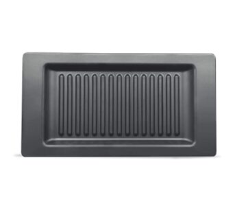 Milton Black Rectanglar Grill Platter 30 cm