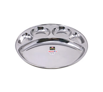 Kissan Round 5-1 Bhojan Patra 2  – Stainless Steel
