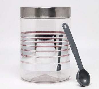 Jaipet Metalic Silver Line Container 250 ML