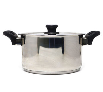 Ok Mirror Series SS Stew Pot 26cm With Lid
