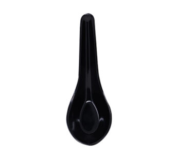 Iveo Black Melamine Soup Spoon