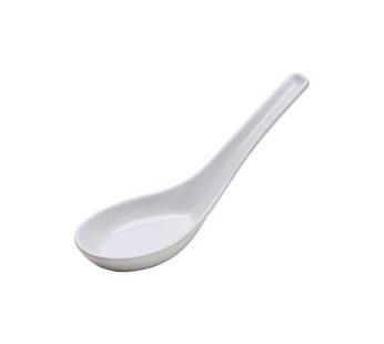 Iveo White Melamine Soup Spoon