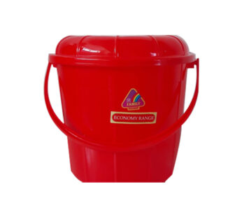 Family 509 Economy Bucket 9 Ltr with Lid  –  Plastic Bucket