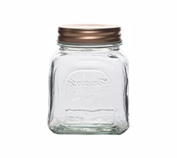 Roxx 3392 Harmony Square Jar 500 ML – Airtight – Stackable