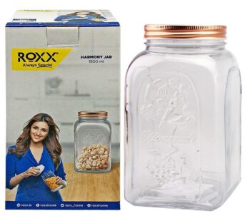 Roxx 3394 Harmony Square Jar 1500 ML – Glassware