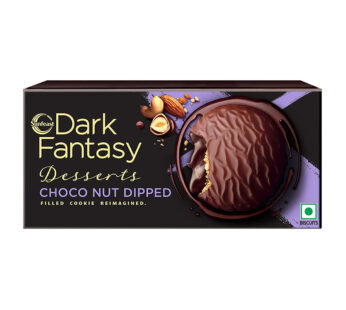 Dark Fantasy Desserts Choconut Dipped Cookies 100 Gm