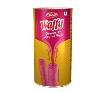 Waffy Strawberry Waffer Roll 300 Gm