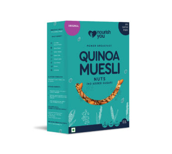 Nourish You Quinoa Muesli Nuts No Added Sugar 375 Gm