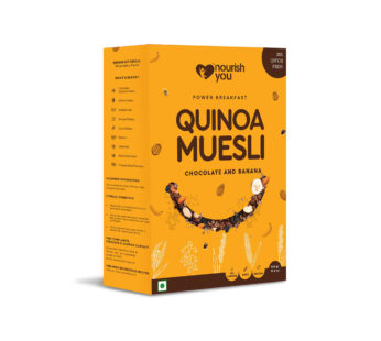 Nourish You Quinoa Muesli Chocolate & Banana 375 Gm