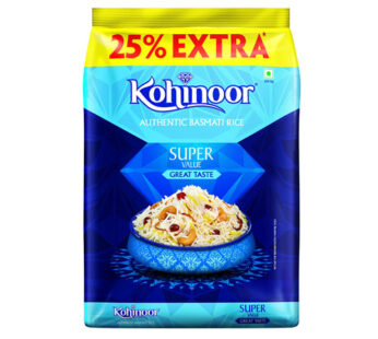 Kohinoor Authentic Super Value Basmati Rice 1.25 Kg