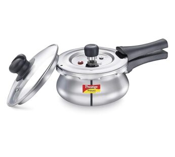 Prestige Deluxe Alpha Svachh Handi Pressure Cooker 1.5Ltr With Glass Lid
