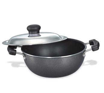 PRESTIGE OMEGA SELECT PLUS FLAT BASE KADAI 250MM WITH LID