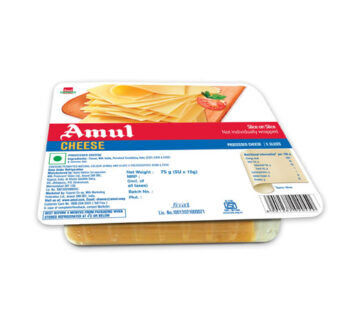 Amul Cheese Slice On Slice 75 Gm