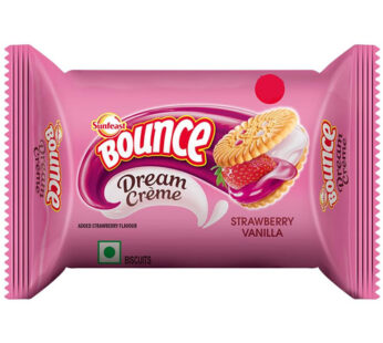 Bounce Biscuit Cream Strawberry Vanilla 102 Gm