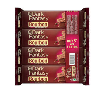 Dark Fantasy Biscuit Cream Bourbon 4*150 Gm