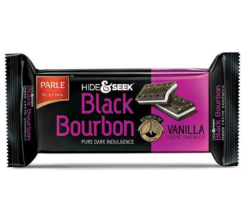 Hide & Seek Biscuit Black Bourbon Vanilla Creme Sandwich 100 Gm