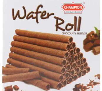 Champion Gold Wafer Roll Chocolate 60 Gm