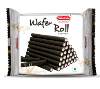 Champion Wafer Roll Black Vanila 50 Gm