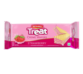 Treat Strawberry Creme Wafer 55 Gm