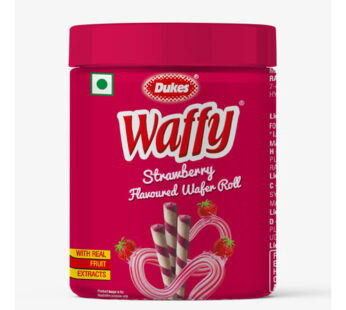 Waffy Strawberry Waffer Roll 250 Gm