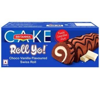 Britannia Cake Swiss Roll Choco Vanilla 165 Gm