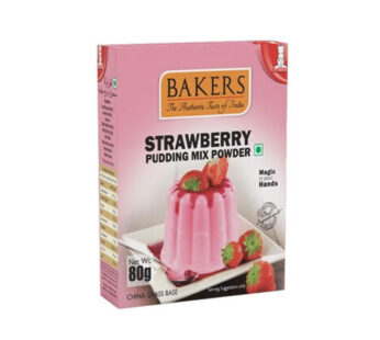 Bakers Pudding Mix Powder Strawberry 80 Gm