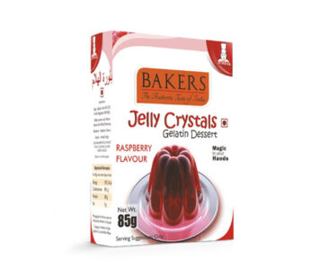 Bakers Jelly Crystals Raspberry 85 Gm