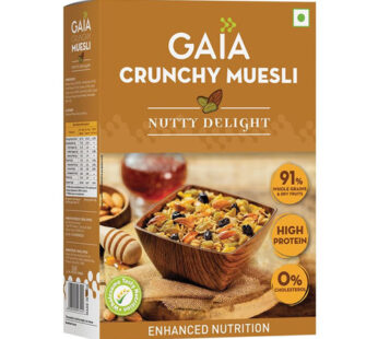 Gaia Muesli Crunchy Nutty Delight 400 Gm