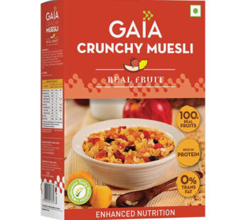 Gaia Muesli Crunchy Real Fruit 400 Gm