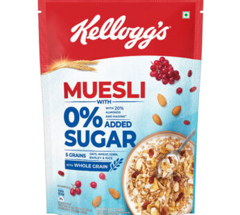 Kelloggs Muesli 5 Grains 0% Sugar 500 Gm