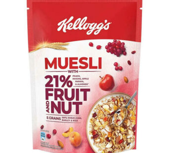 Kelloggs Muesli 5 Grains Fruits 500 Gm