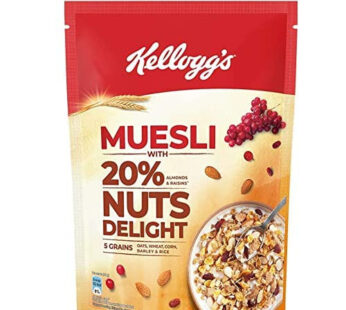 Kelloggs Muesli 5 Grains Nuts Delight 500 Gm