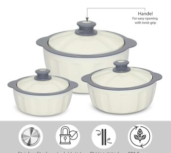 Jaypee Hot Serve Casserole 3Pc Set