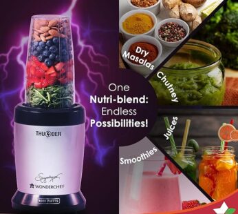 WONDER CHEF NUTRI BLEND 2 JAR RED+SNIPPER JAR