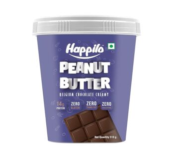 Happilo Peanut Butter Belgium Chocolate Creamy 510 Gm