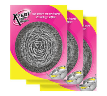 Xpert Scrubber Stainless Steel 3 Nos