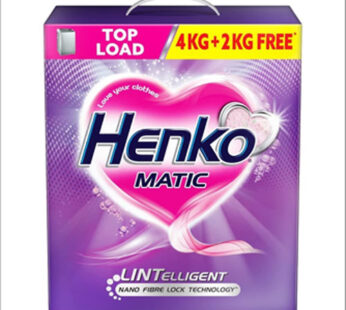Henko Washing Powder Matic Top Load 4+2 Kg
