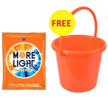 Morelight Washing Powder  4 Kg+Bucket Free
