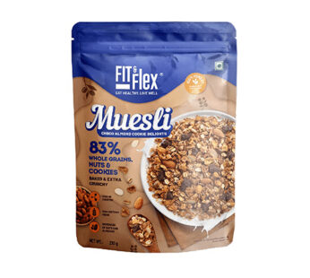 Fit & Flex Muesli Choco Almond Cookie Delights 210 Gm