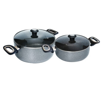 Impex Royal Granite Casserole Set 4Pcs