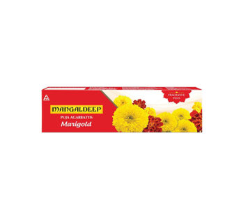 Mangaldeep Marigold Agarbathi 2 Pack x 38 Sticks with Match Box Inside