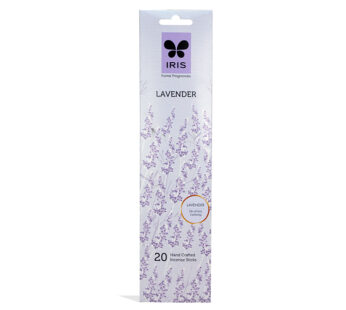 Iris Lavender Hand Crafted Incense Sticks – 20 Sticks