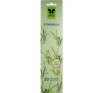 Iris Citronella Hand Crafted Incense Sticks – 20 Sticks
