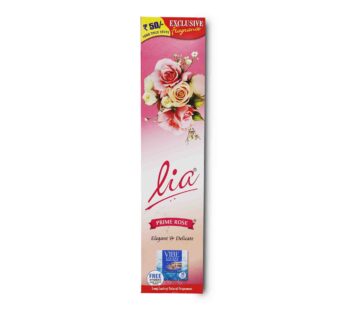 Lia Prime Rose Agarbathi 56 Gm with Hygiene Soap Strips Inside