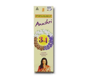 Mangaldeep Anushri 3 In 1 Agarbathi – 81 Sticks